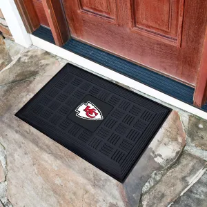 Fanmats Kansas City Chiefs Heavy Duty Vinyl Medallion Door Mat - 19.5" x 31"