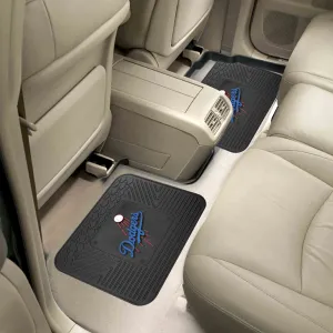 Fanmats Los Angeles Dodgers Back Seat Car Utility Mats - 2 Piece Set