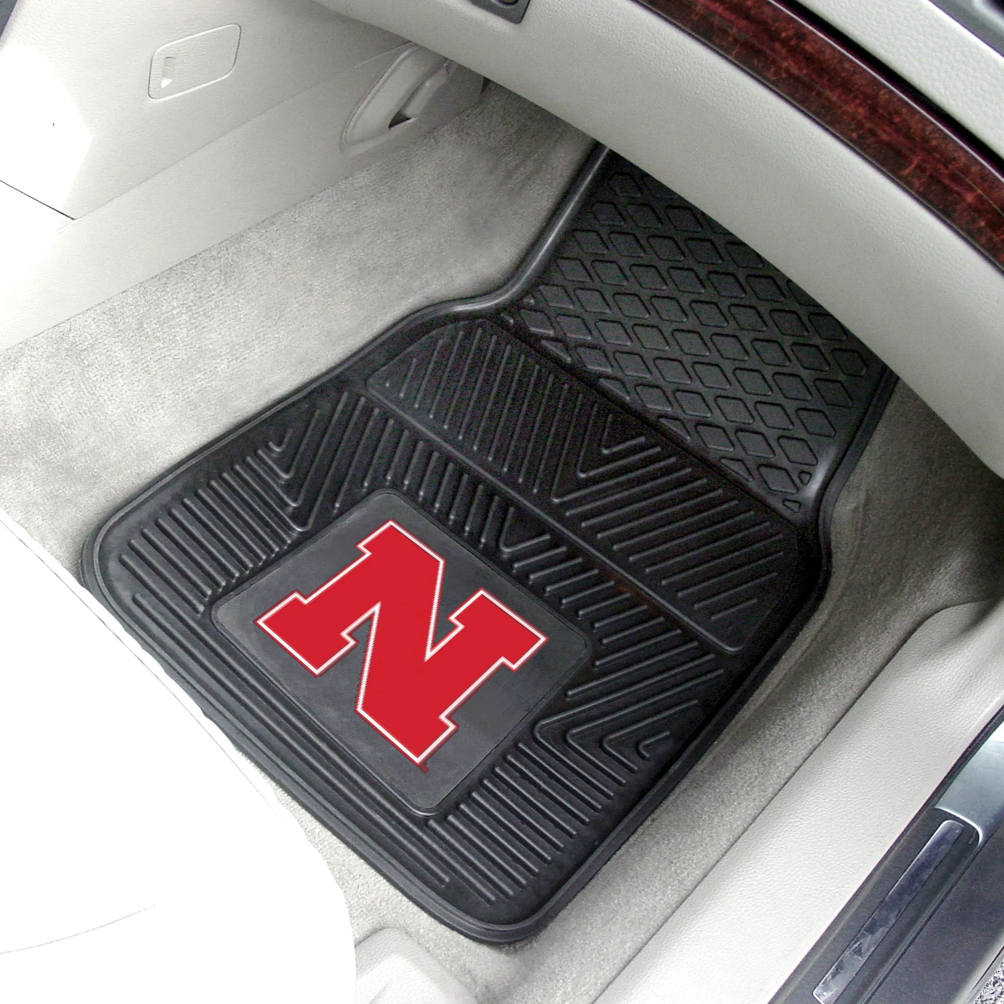 Fanmats Nebraska Cornhuskers Heavy Duty Car Mat Set - 2 Pieces