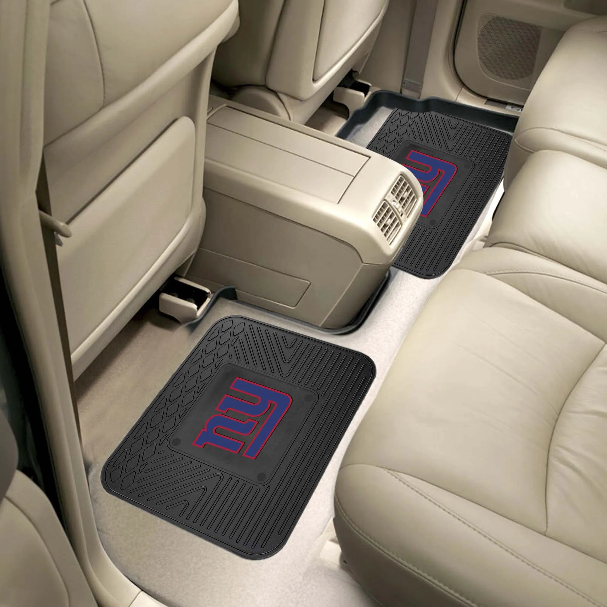 Fanmats New York Giants Back Seat Car Utility Mats - 2 Piece Set