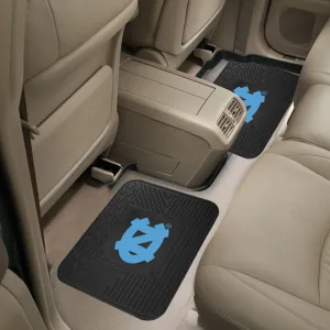 Fanmats North Carolina Tar Heels Back Seat Car Utility Mats - 2 Piece Set