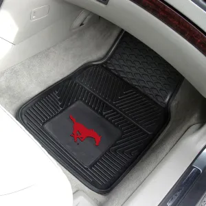 Fanmats SMU Mustangs Heavy Duty Car Mat Set - 2 Pieces