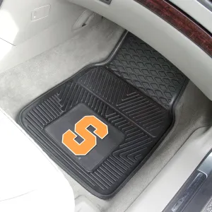 Fanmats Syracuse Orange Heavy Duty Car Mat Set - 2 Pieces