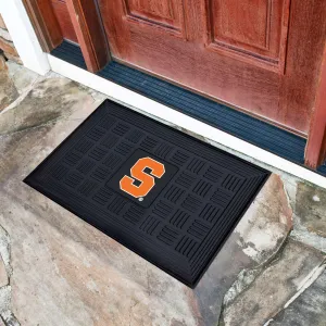 Fanmats Syracuse Orange Heavy Duty Vinyl Medallion Door Mat - 19.5" x 31"