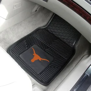 Fanmats Texas Longhorns Heavy Duty Car Mat Set - 2 Pieces