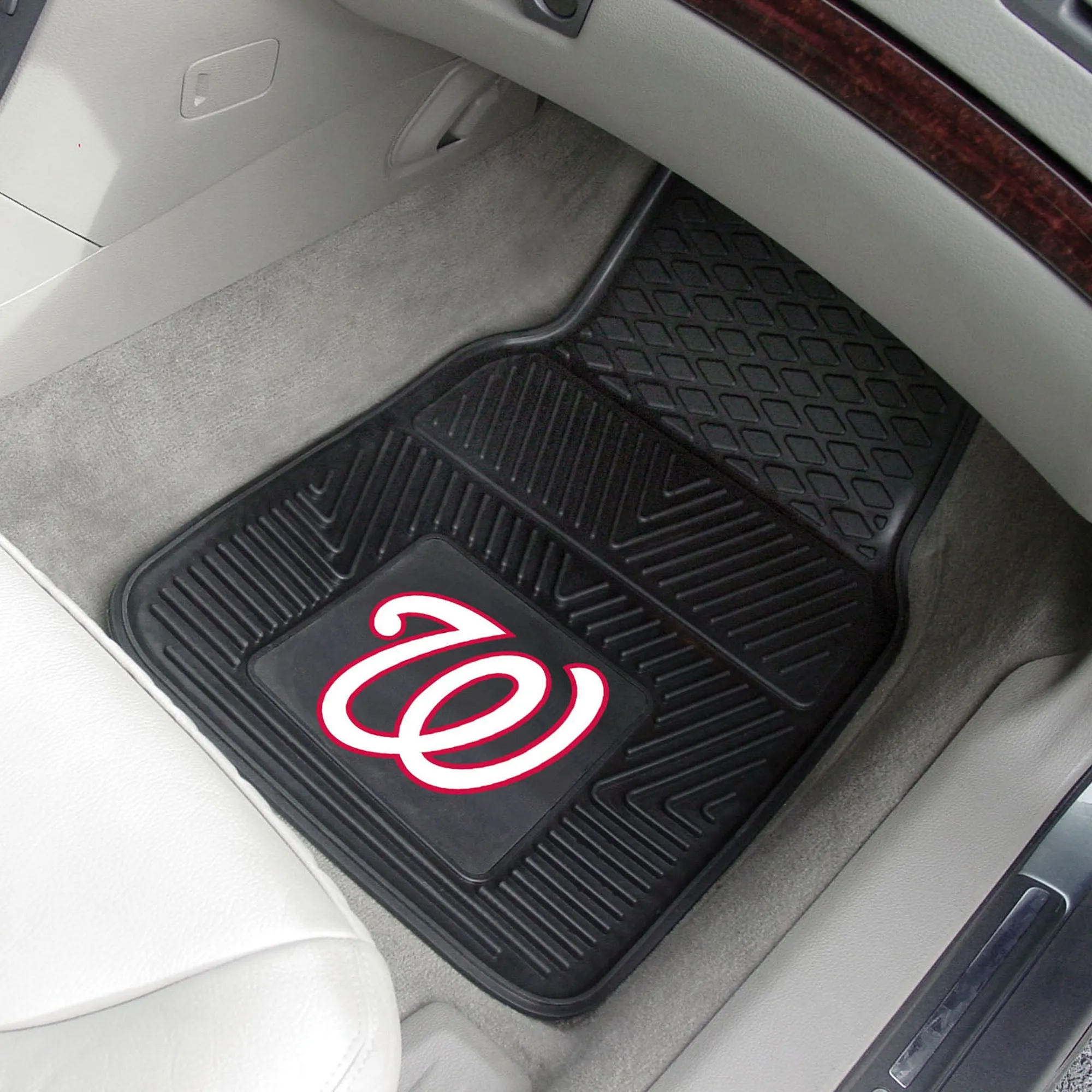 Fanmats Washington Nationals Heavy Duty Car Mat Set - 2 Pieces