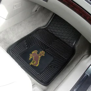 Fanmats Wyoming Cowboys Heavy Duty Car Mat Set - 2 Pieces