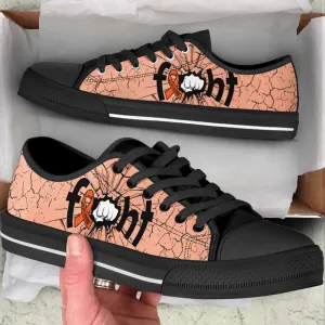 Fight Multiple Sclerosis Ab Low Top Shoes Canvas Shoes, Low Top Sneaker, Low Top Canvas Shoes