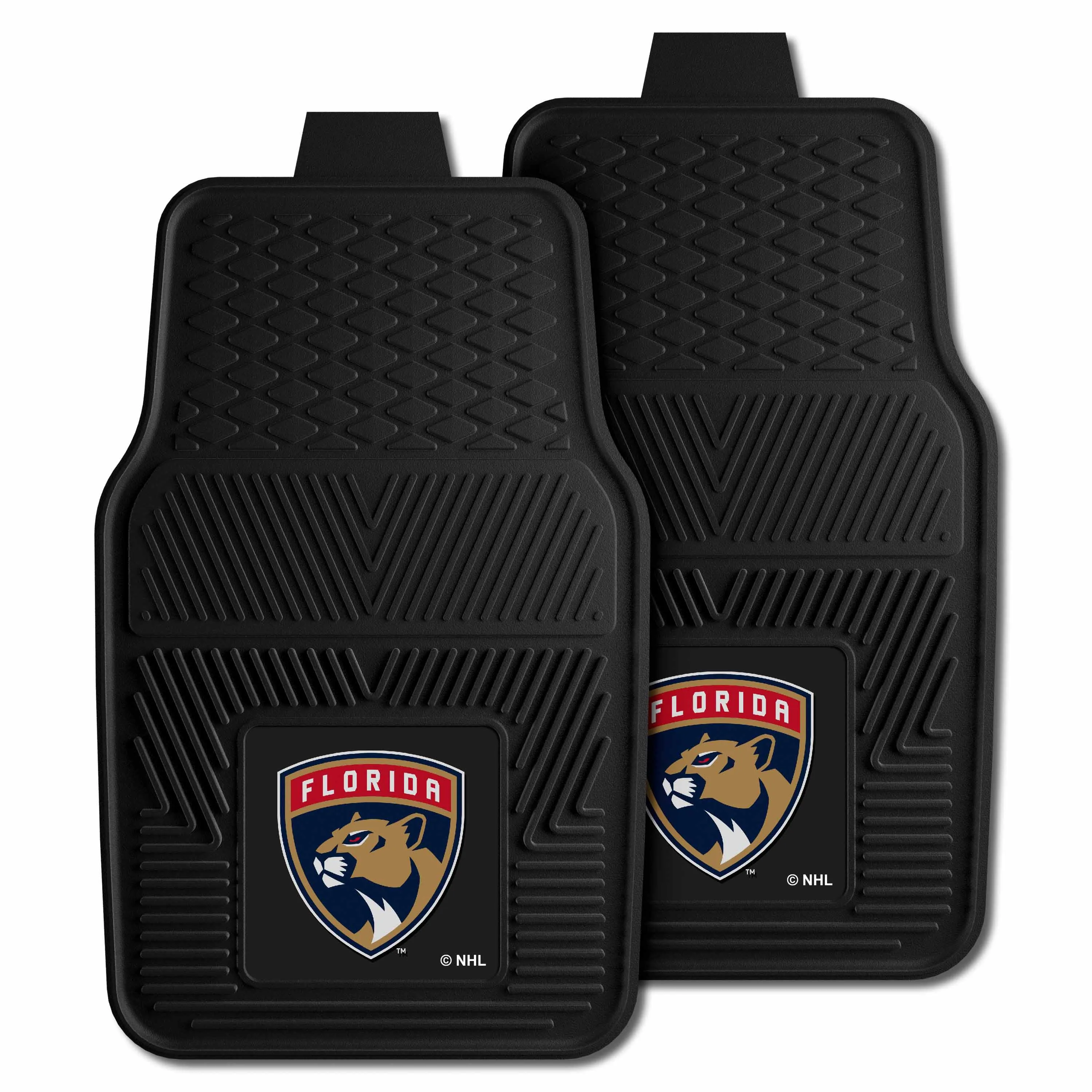 Florida Panthers Heavy Duty Car Mat Set - 2 Pieces