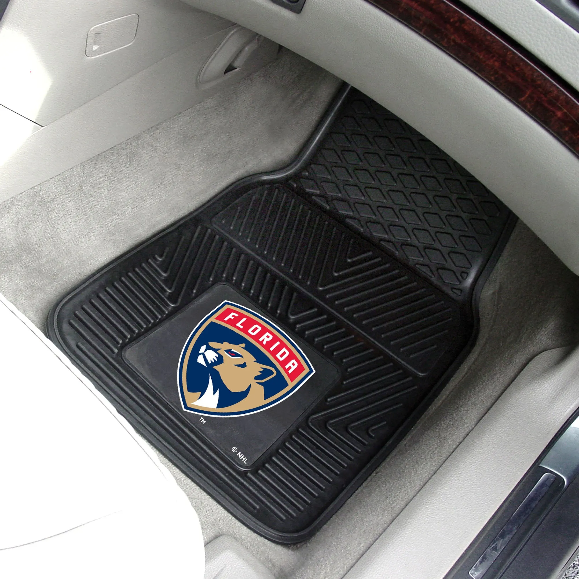 Florida Panthers Heavy Duty Car Mat Set - 2 Pieces