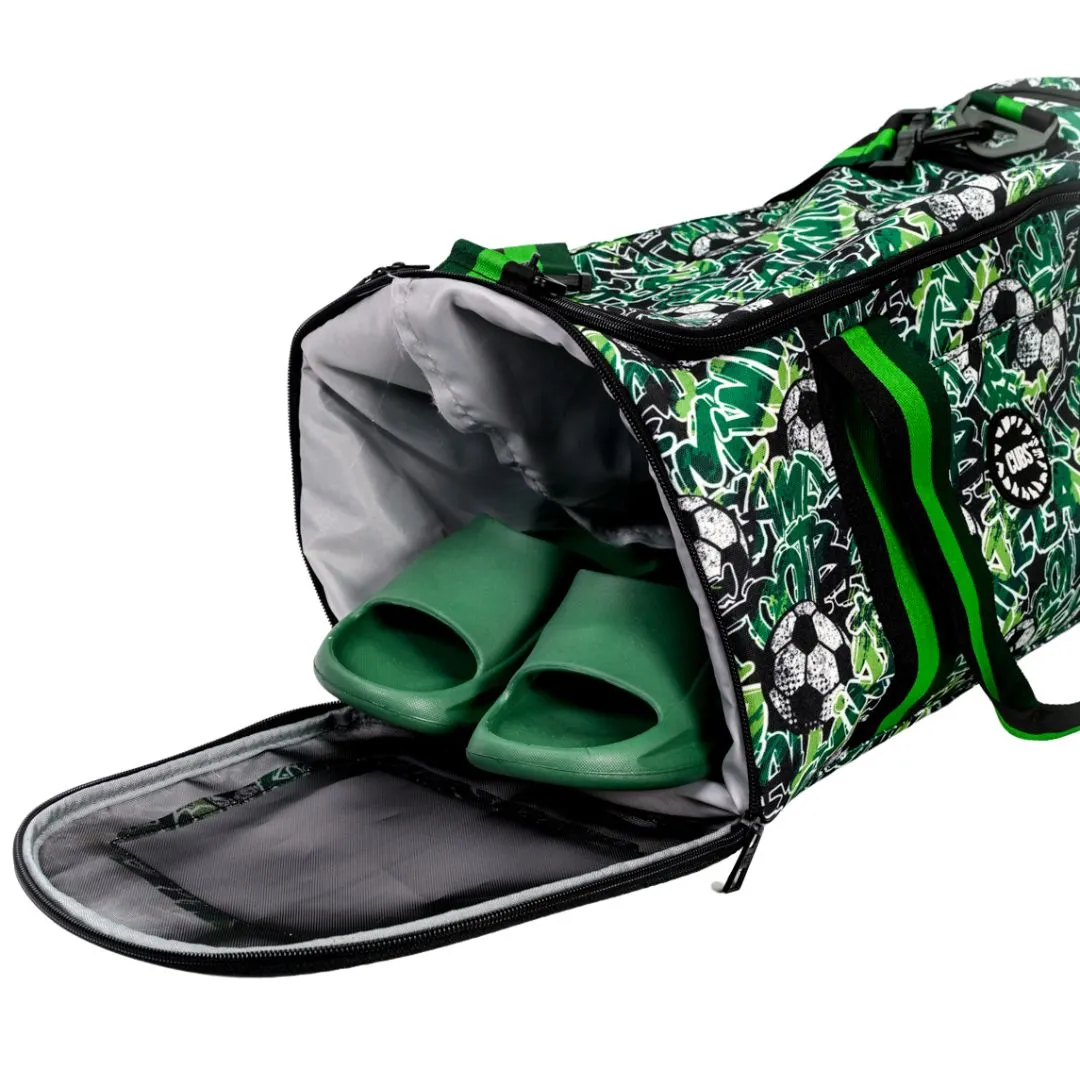 Football Green Duffle bag