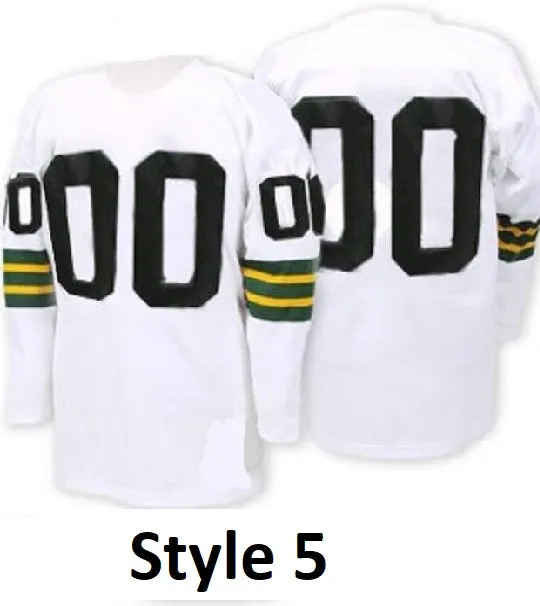 Green Bay Packers Customizable Pro Style Throwback Football Jersey