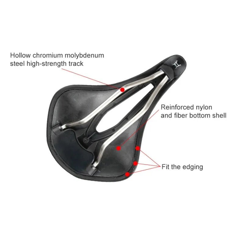 GUB 1180 PU Soft Breathable Hollow Bicycle Saddle