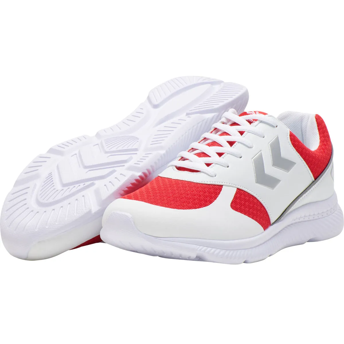 Handewitt Men White & Red Training Shoes