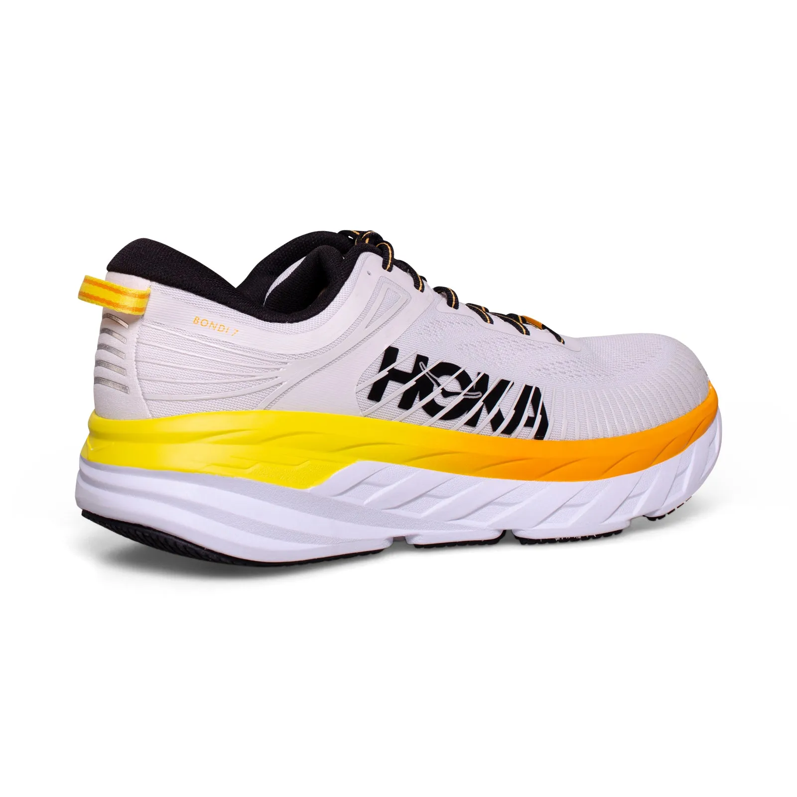 Hoka Bondi 7 Nimbus Cloud / Yellow Running Shoes - Men's