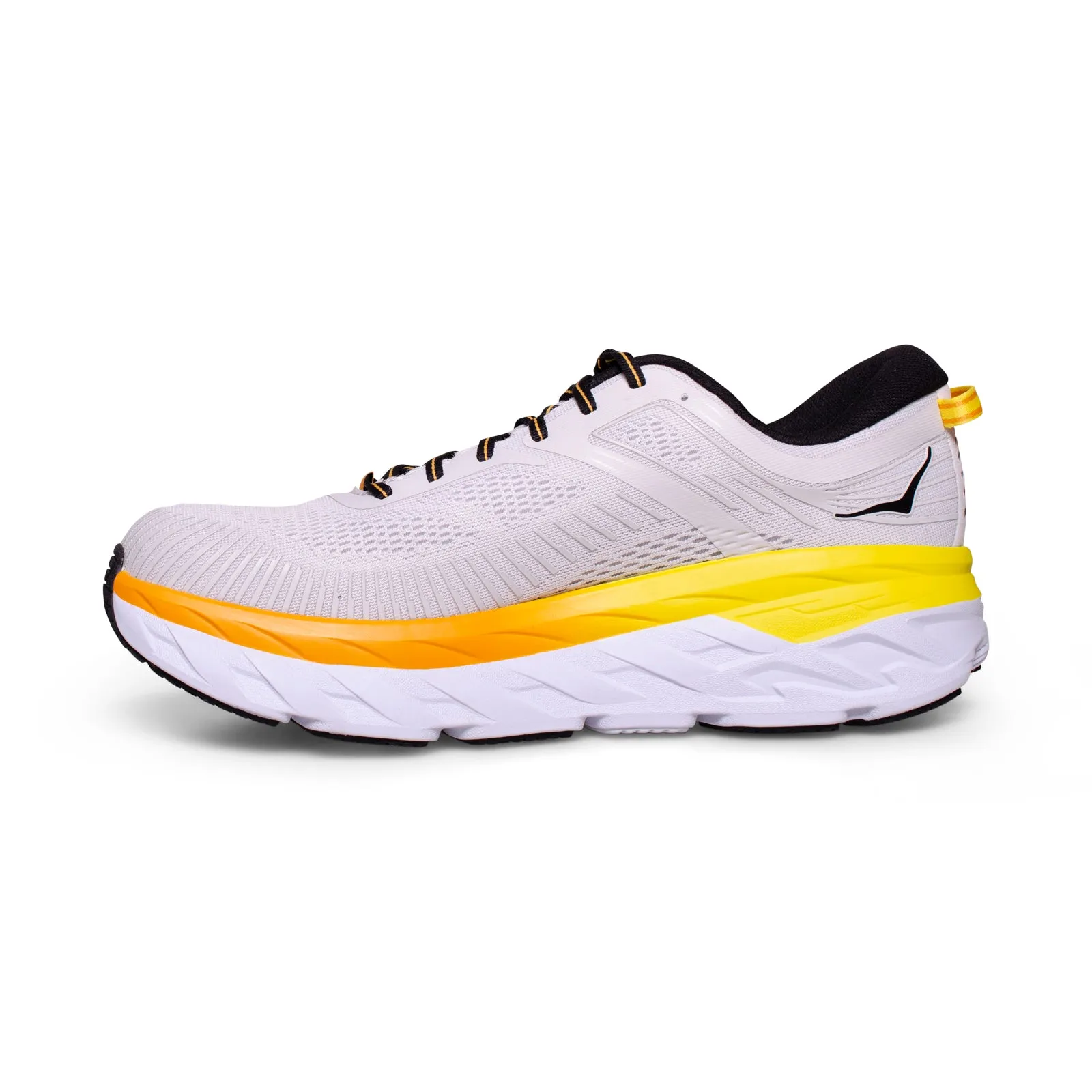 Hoka Bondi 7 Nimbus Cloud / Yellow Running Shoes - Men's