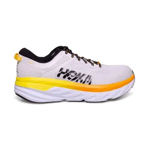 Hoka Bondi 7 Nimbus Cloud / Yellow Running Shoes - Men's