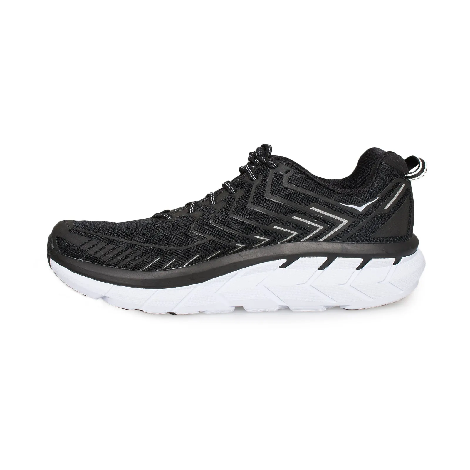 Hoka One One Clifton 4 Black / White Running Shoes - Women's