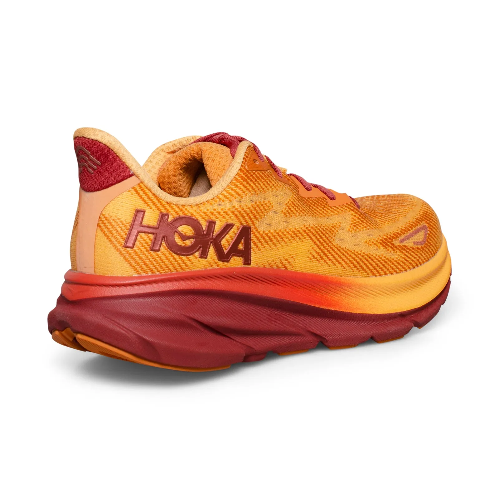 Hoka One One Clifton 9 Amber Haze / Sherbet Running Shoes - Women's