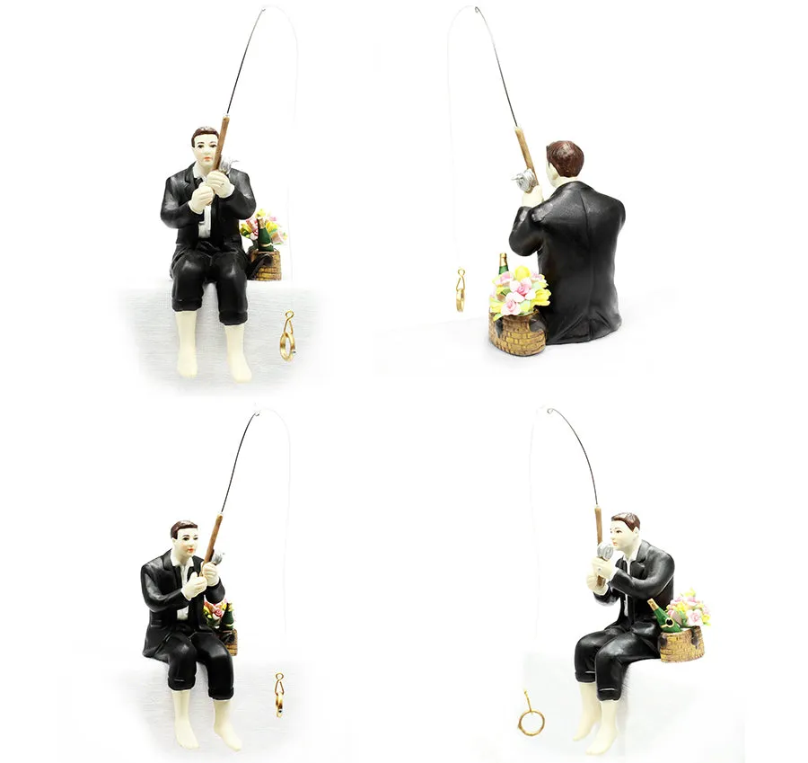 Hooked on Love Groom Figurine