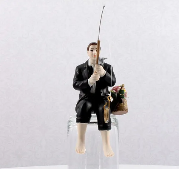 Hooked on Love Groom Figurine