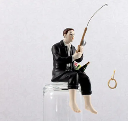 Hooked on Love Groom Figurine