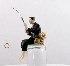 Hooked on Love Groom Figurine