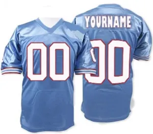 Houston Oilers Customizable Pro Style Throwback Football Jersey