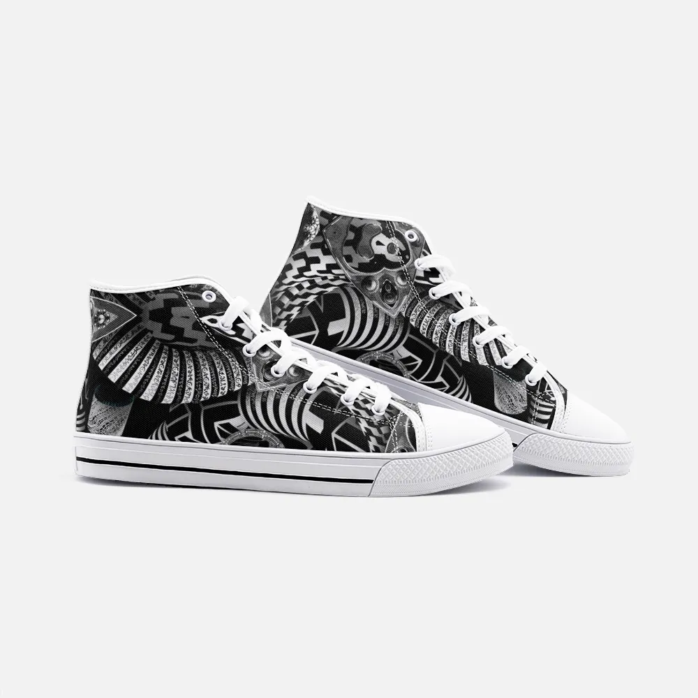 Hypnotica Unisex High Top Canvas Shoes