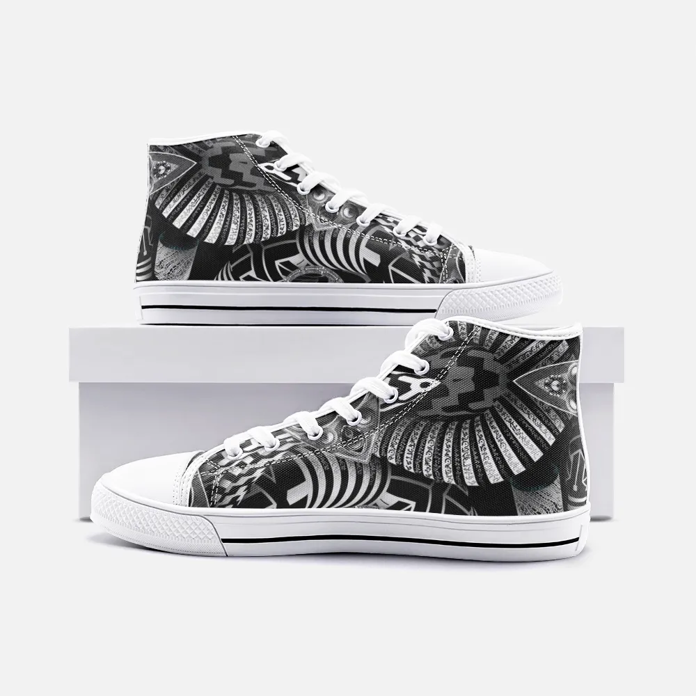 Hypnotica Unisex High Top Canvas Shoes