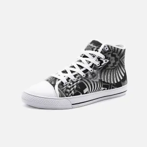 Hypnotica Unisex High Top Canvas Shoes