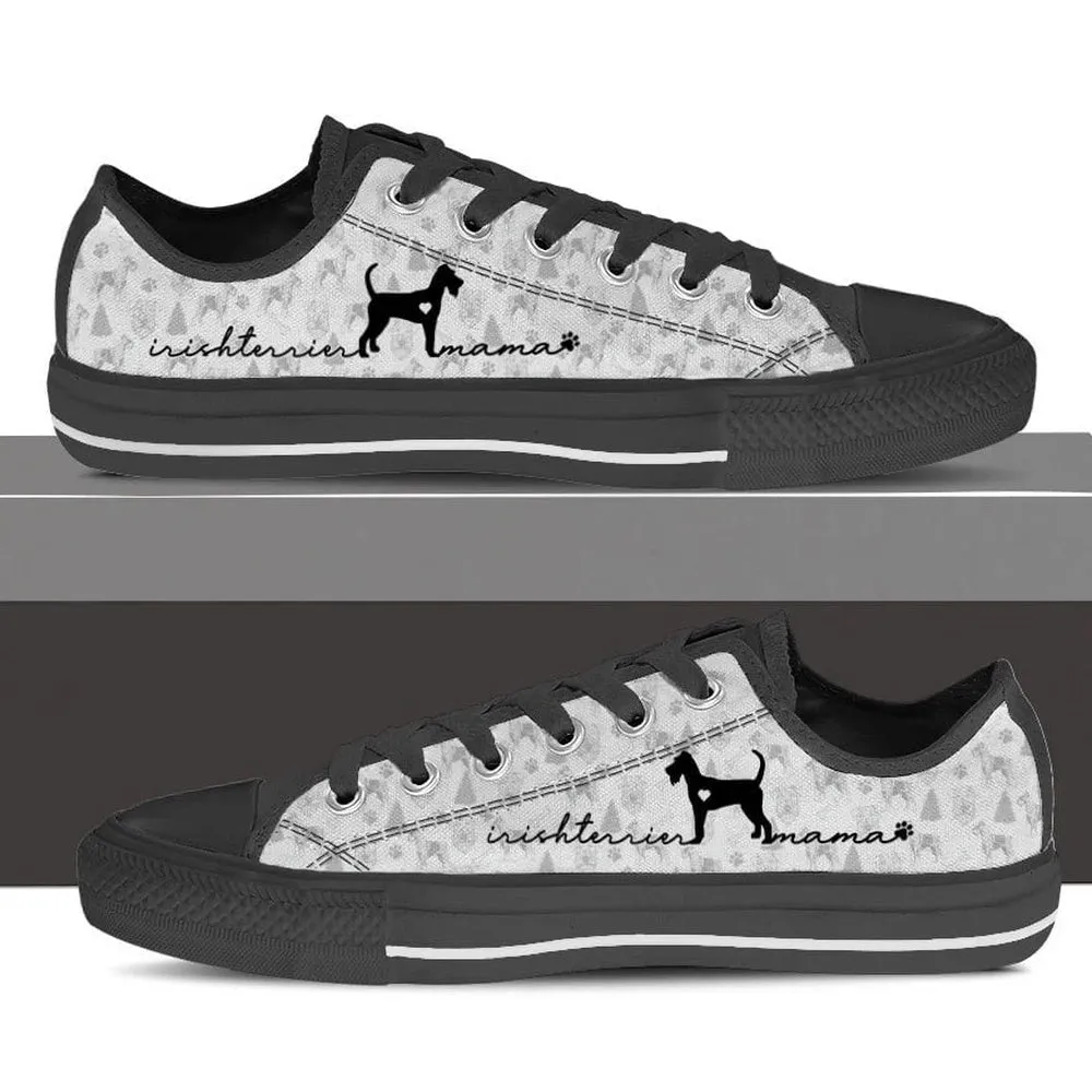 Irish Terrier Low Top Shoes - Christmas Holiday Gift For Dog Lovers, Dog Printed Shoes, Canvas Shoes For Men, Women