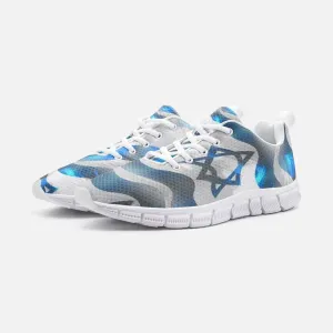 Israeli Flag Athletic Running Sneakers Shoes