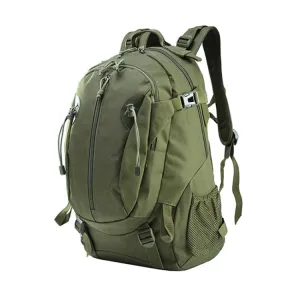 JUNSUNMAY J013 30L Travel Outdoor Molle Backpack Hiking Bag(Army Green)