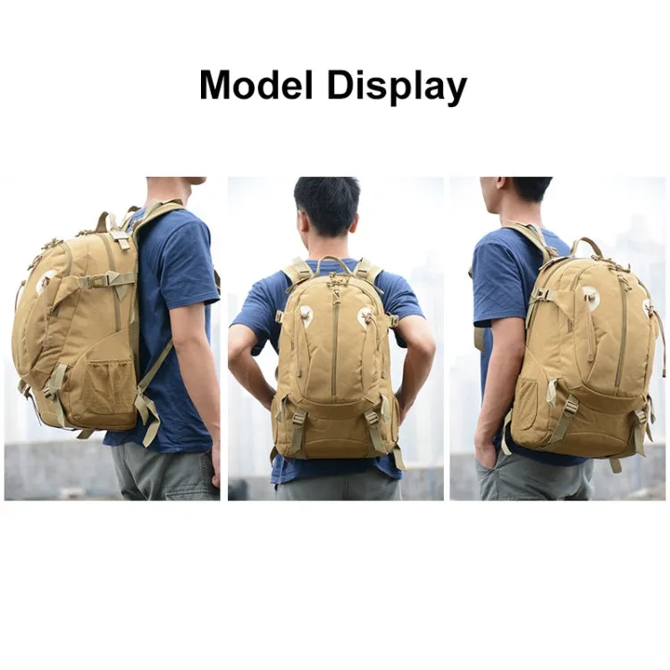 JUNSUNMAY J013 30L Travel Outdoor Molle Backpack Hiking Bag(Army Green)