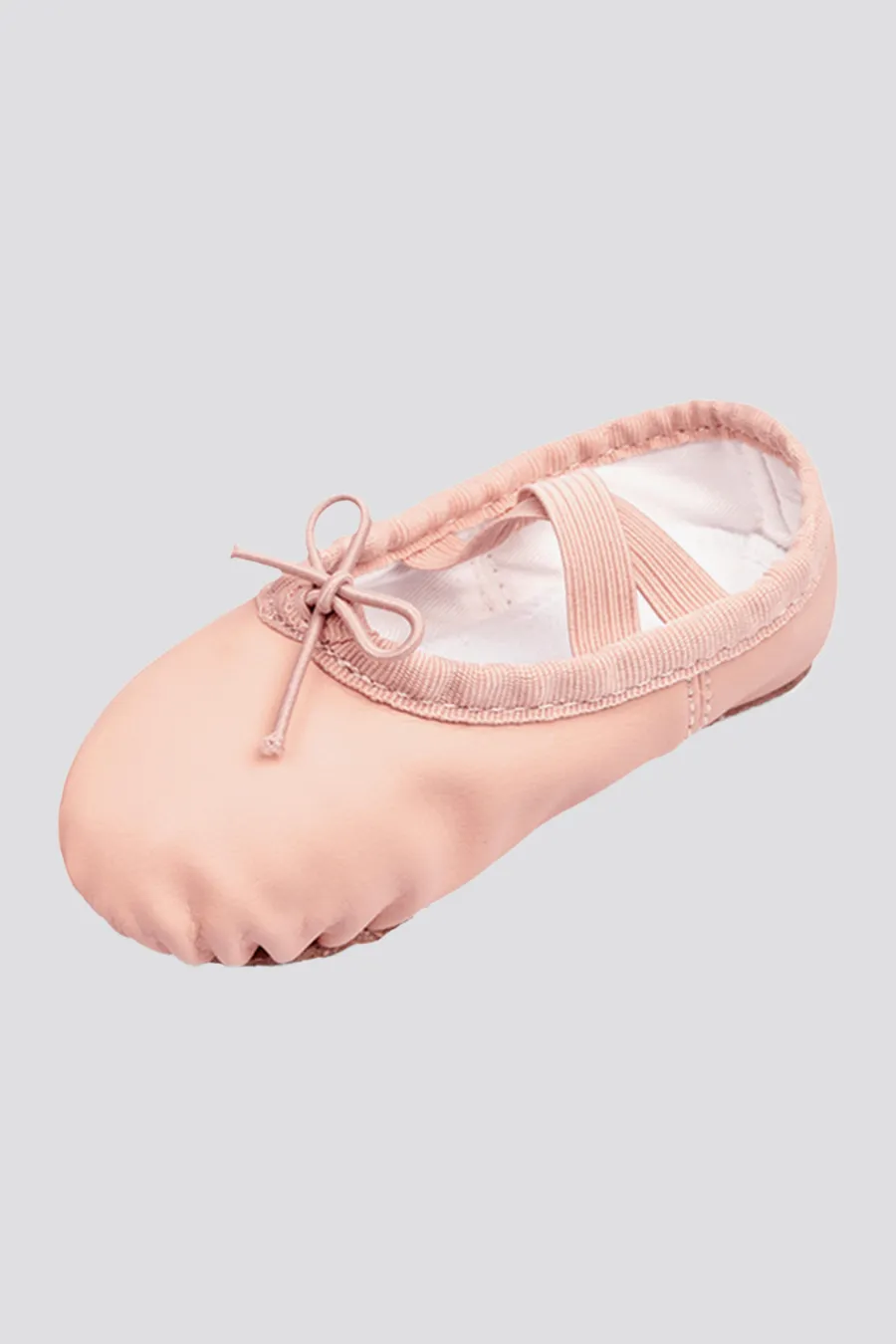 Kids PU Leather Ballet Shoes (Full Sole, With Lace)