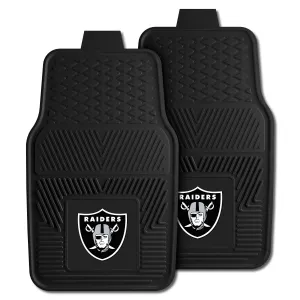 Las Vegas Raiders Heavy Duty Car Mat Set - 2 Pieces