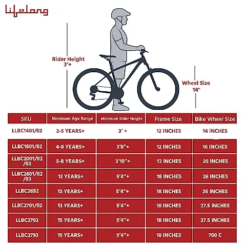 Lifelong 14T Cycle for Kids 2 to 5 Years - Bike for Boys and Girls - Balance Wheels & Mudguard, 95% Pre-Assembled, Frame Size: 9" - Suitable for Children Under 3 Feet Height (Juniors Ride, Yellow)