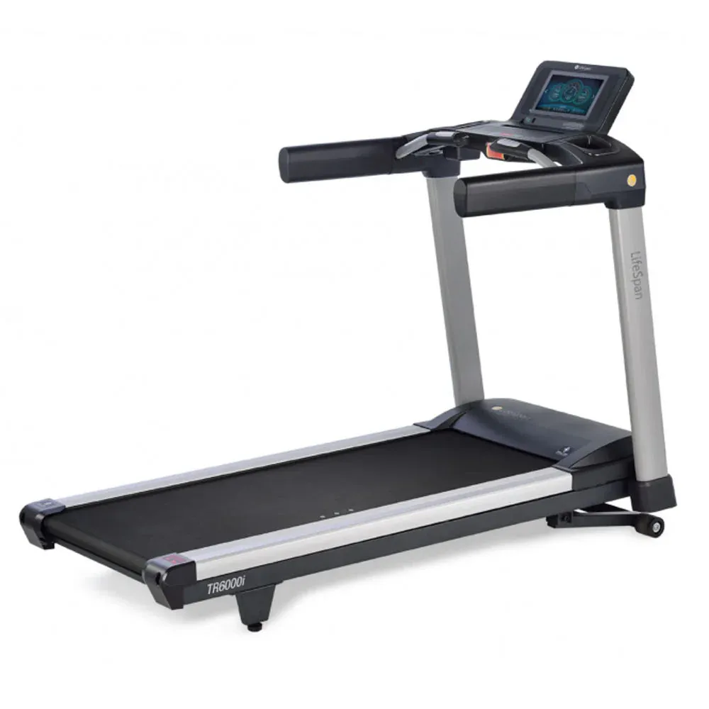 LifeSpan Fitness Light-Commercial Treadmill TR6000iT, strong 3.5 HP AC-motor