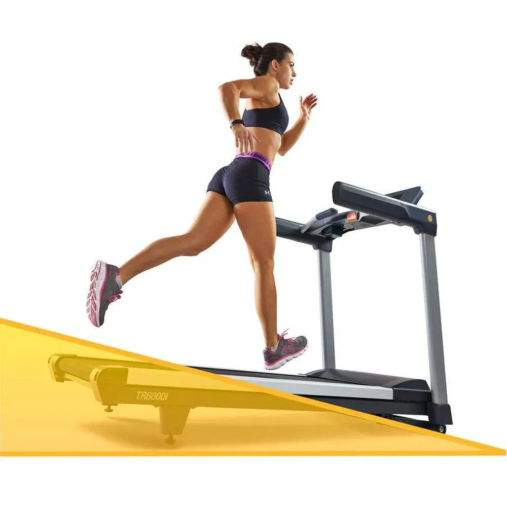 LifeSpan Fitness Light-Commercial Treadmill TR6000iT, strong 3.5 HP AC-motor