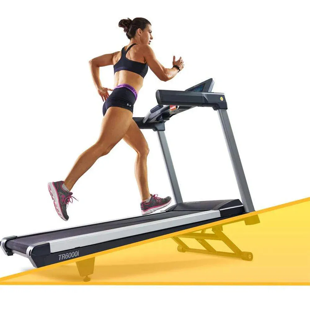 LifeSpan Fitness Light-Commercial Treadmill TR6000iT, strong 3.5 HP AC-motor