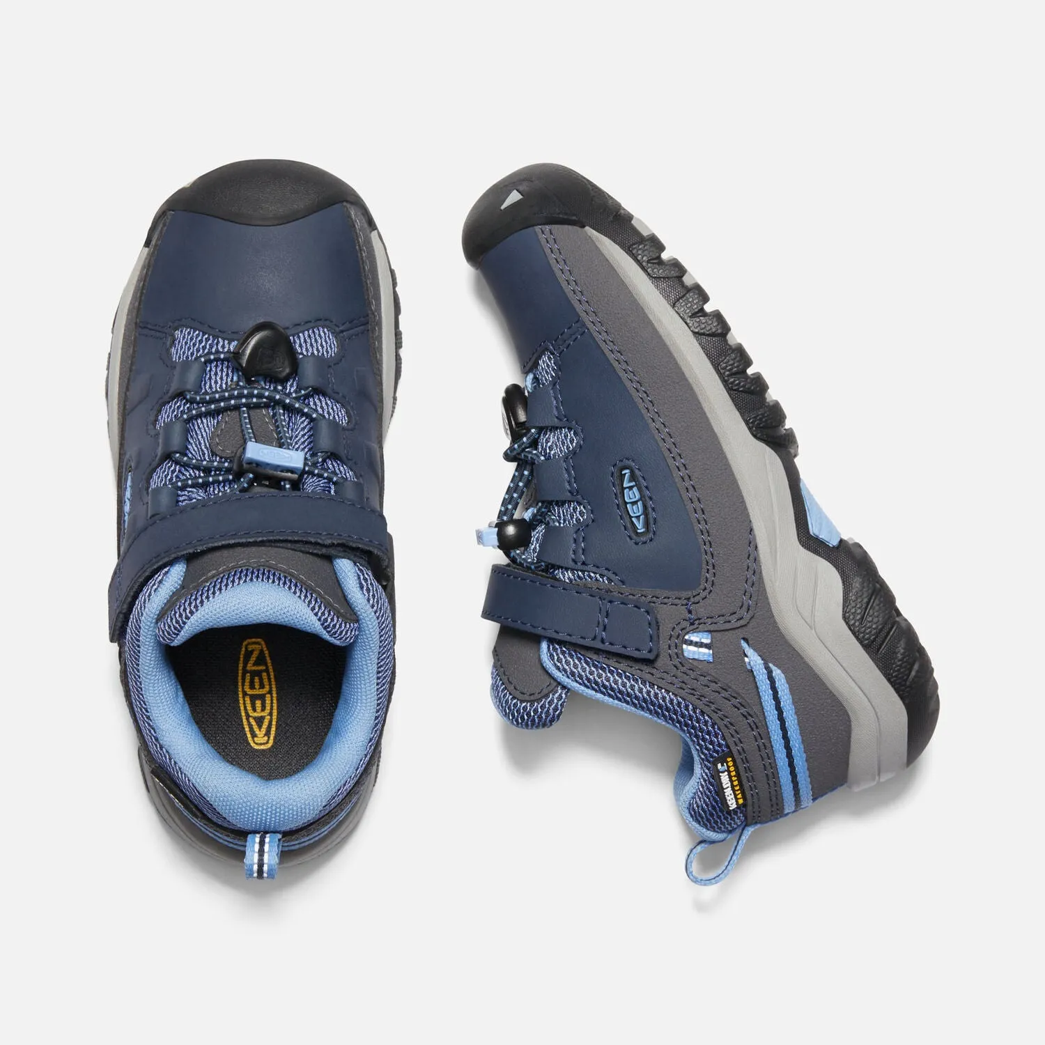 Little Kid's Targhee Waterproof Shoe Color: Blue Nights / Della Blue