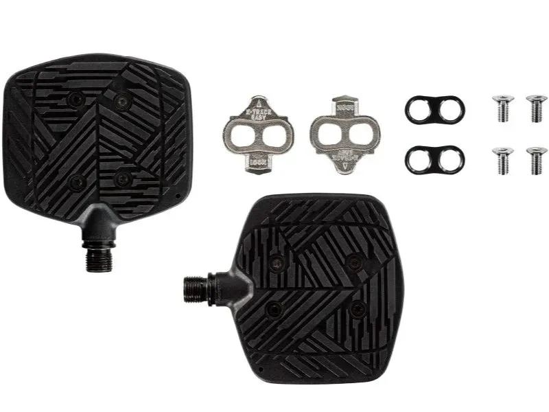 Look Geo Trekking Grip Hybrid Pedals with Cleats - Black