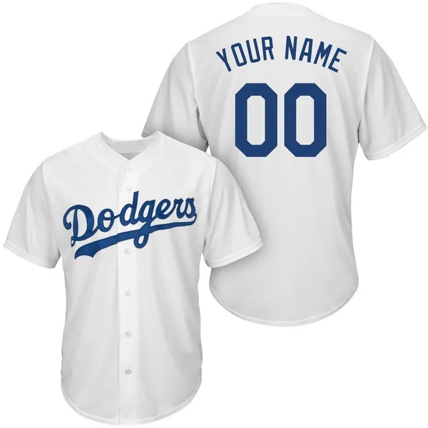 Los Angeles Dodgers Customizable Pro Style Baseball Jersey - 2 Styles Available