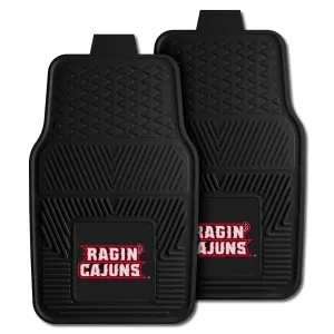 Louisiana-Lafayette Ragin' Cajuns Heavy Duty Car Mat Set - 2 Pieces