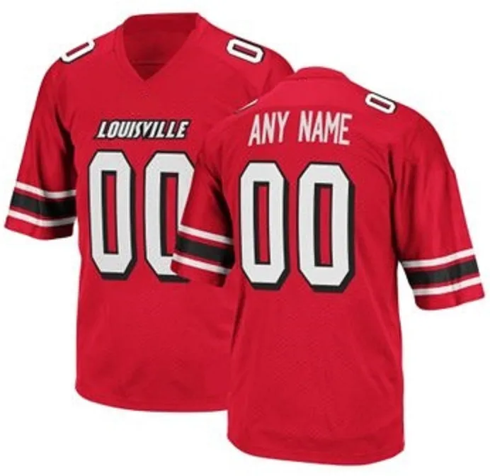 Louisville Cardinals Customizable College Football Jersey