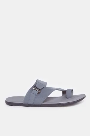 Men Grey Traditional Sandals