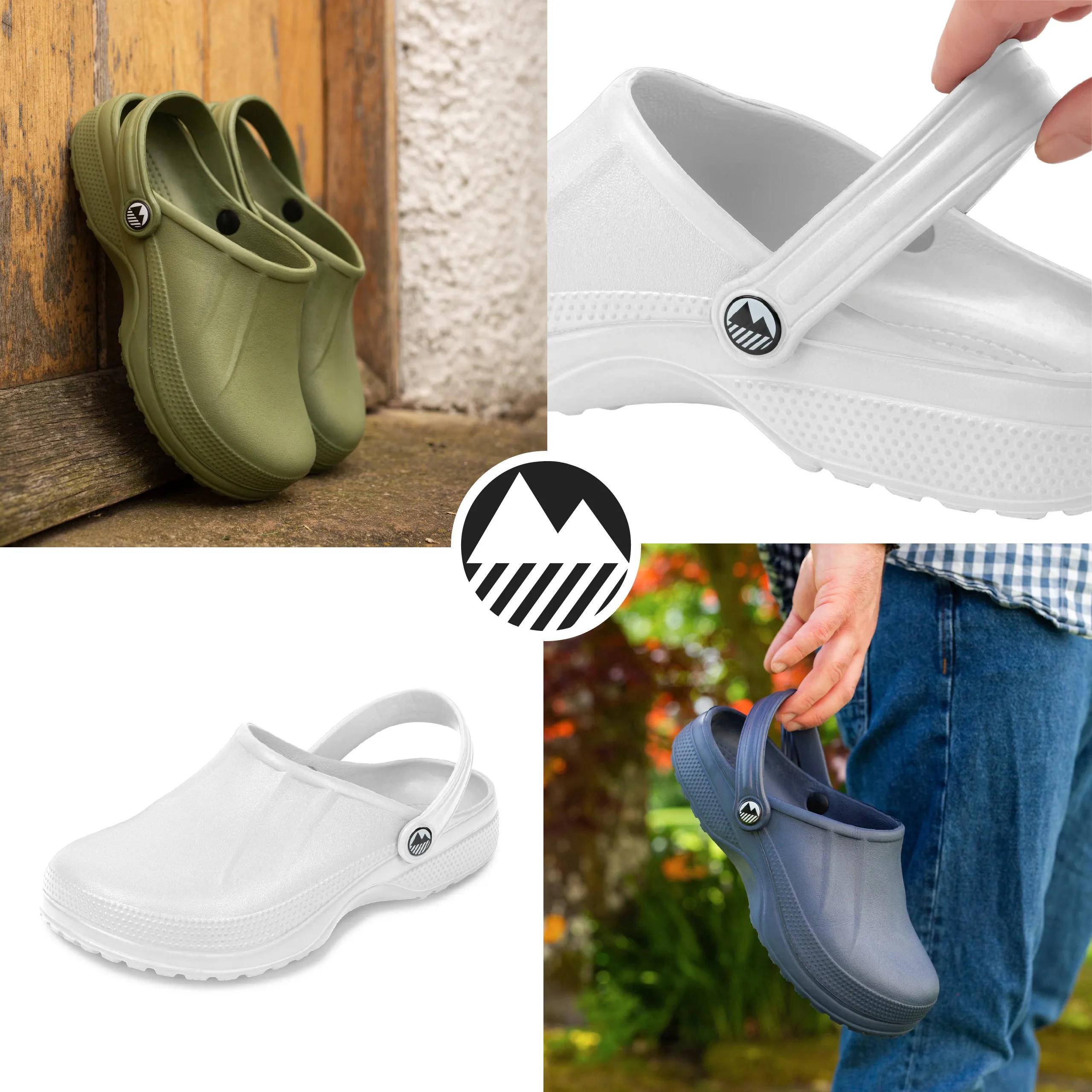 Men's Allonby Classic Garden Clogs - Wide Fit