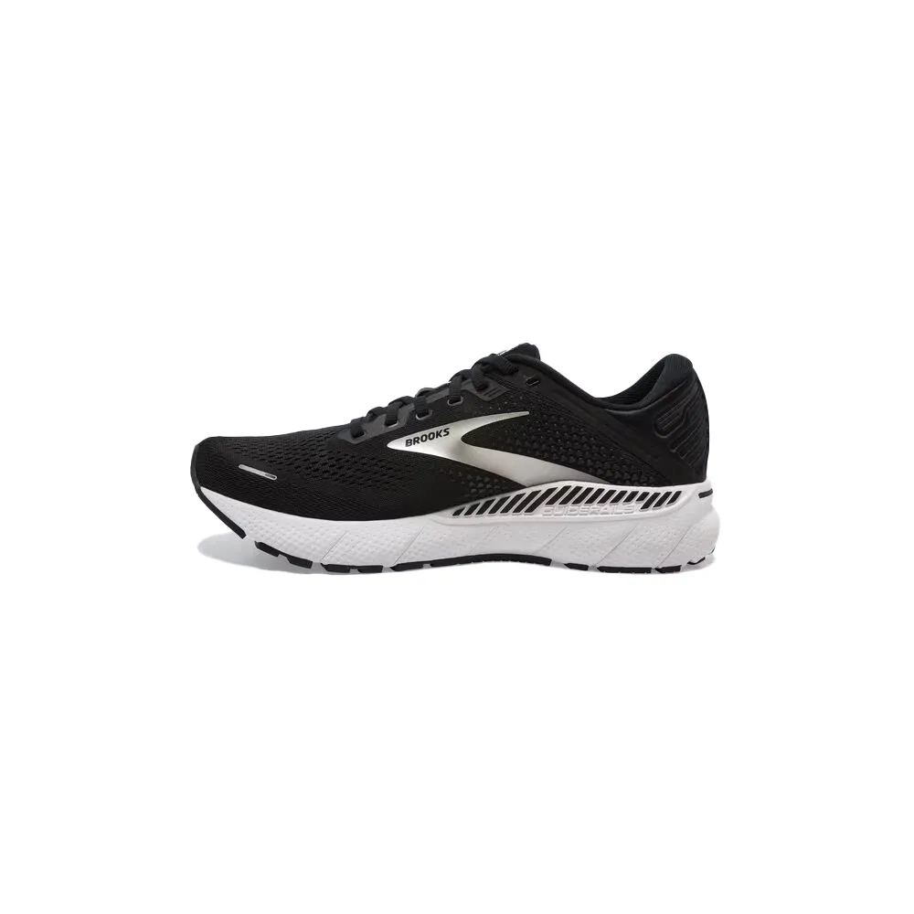 Men's Brooks Adrenaline GTS 22 Color: Black/Silver/Anthracite