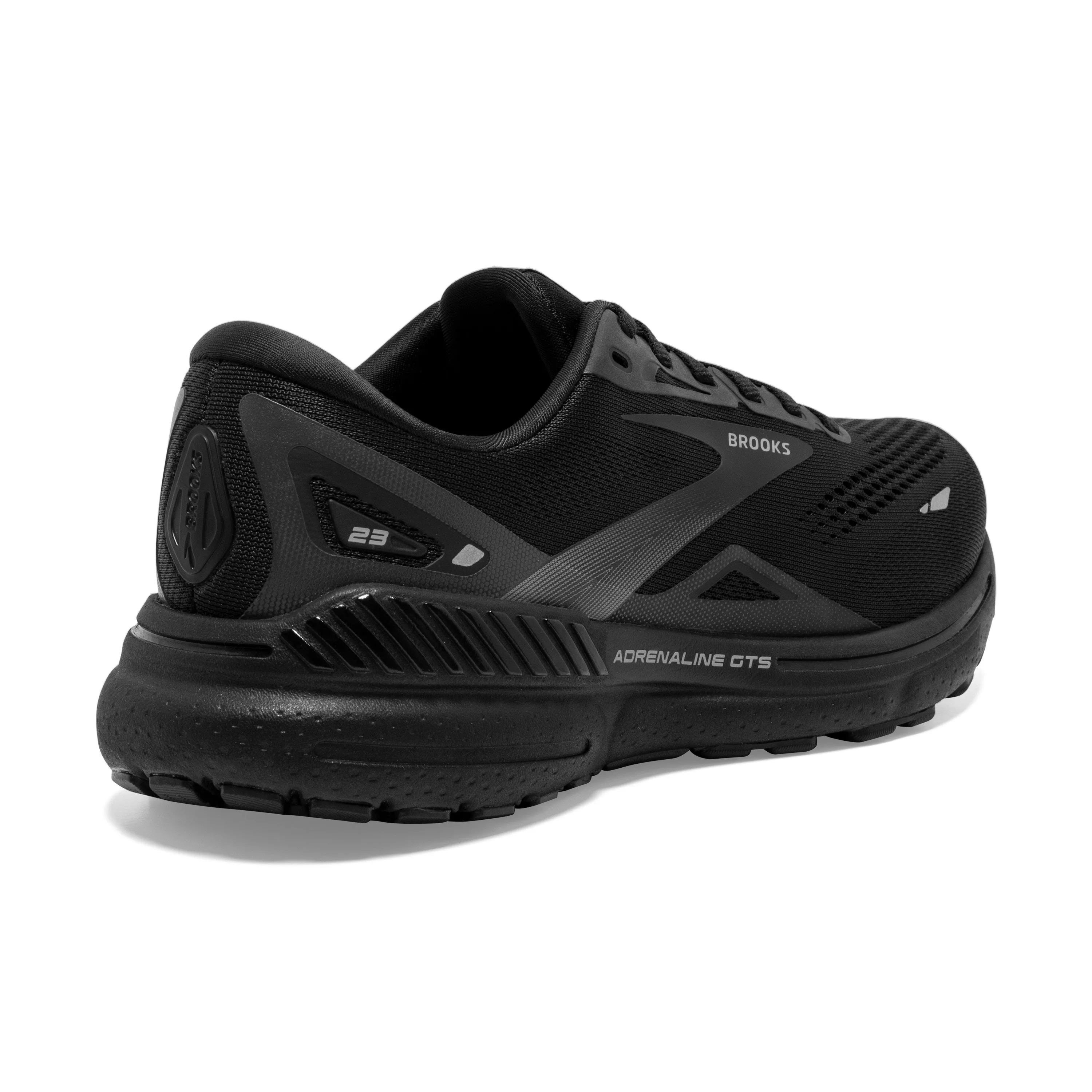 Men's Brooks Adrenaline GTS 23 Color: Black / Black / Ebony